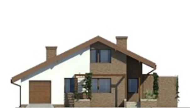 Visualization gallery - Beautiful two-story house with a chic living room