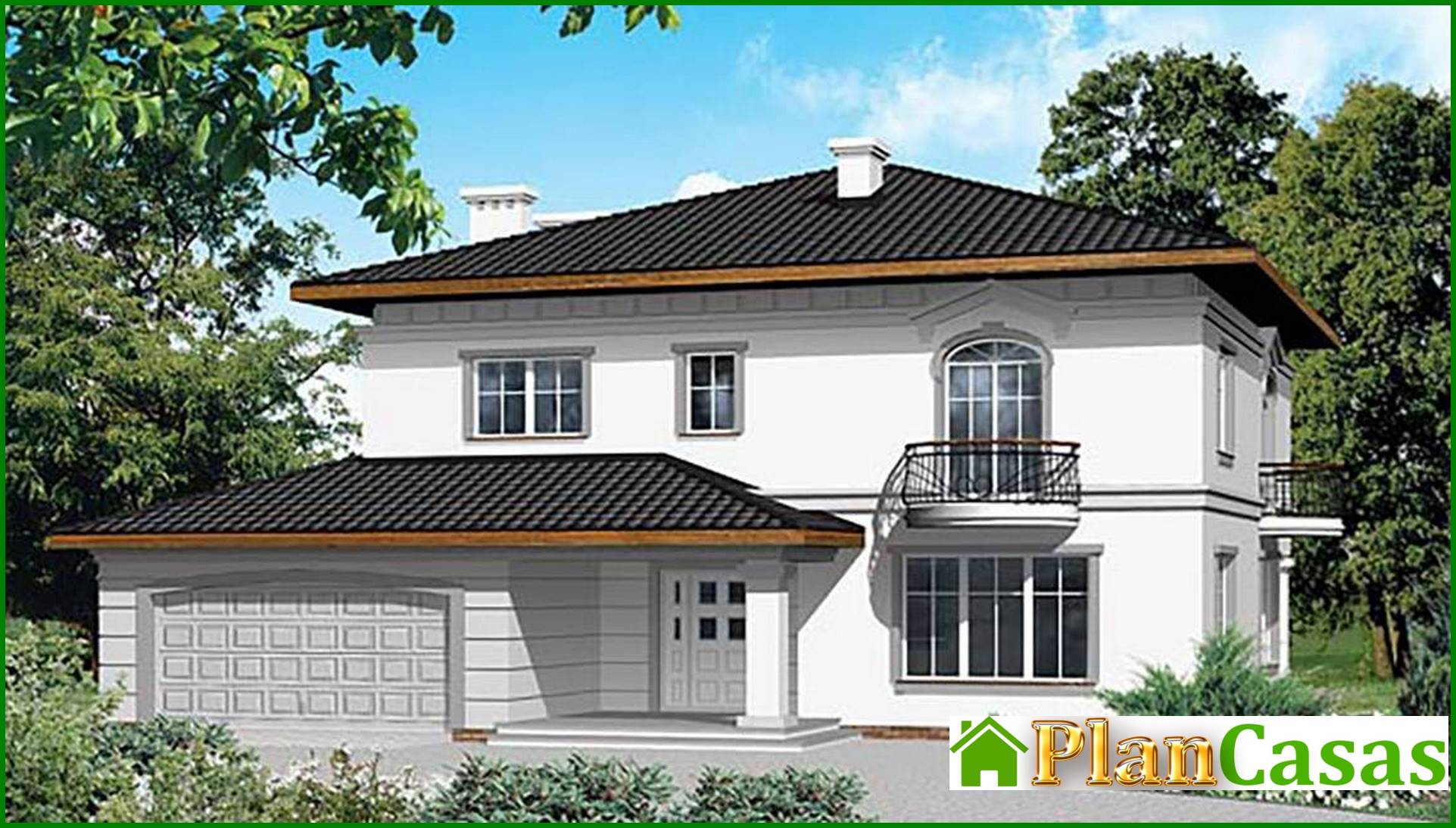 Visualization gallery - The project of a classic two-story mansion