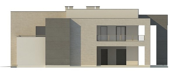 Visualization gallery - Modern Art Nouveau house with sauna on the second floor