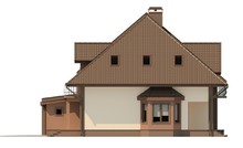 Visualization gallery - The project of a cottage for two families with a garage and an attic