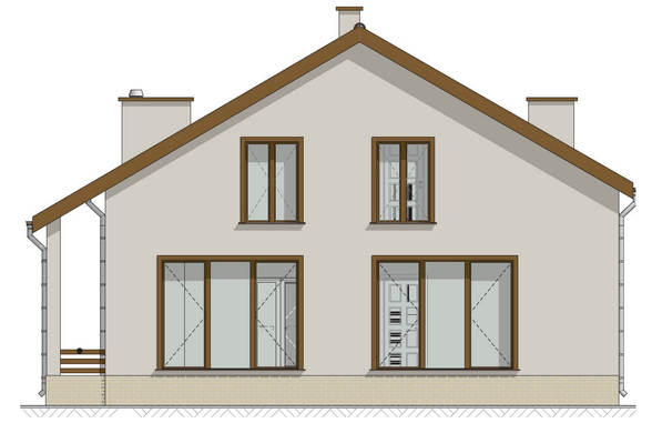 Visualization gallery - Luxurious apartment building in bright colors