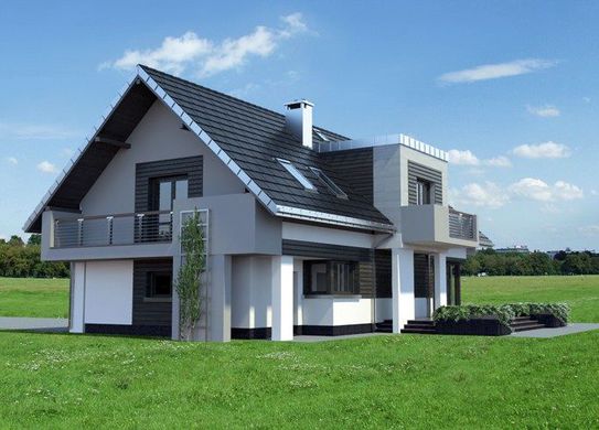 Visualization gallery - Large country high-tech villa