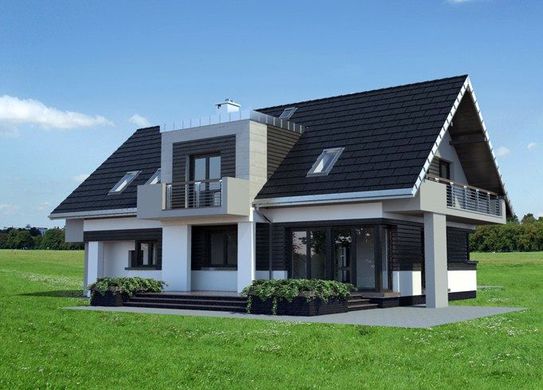 Visualization gallery - Large country high-tech villa