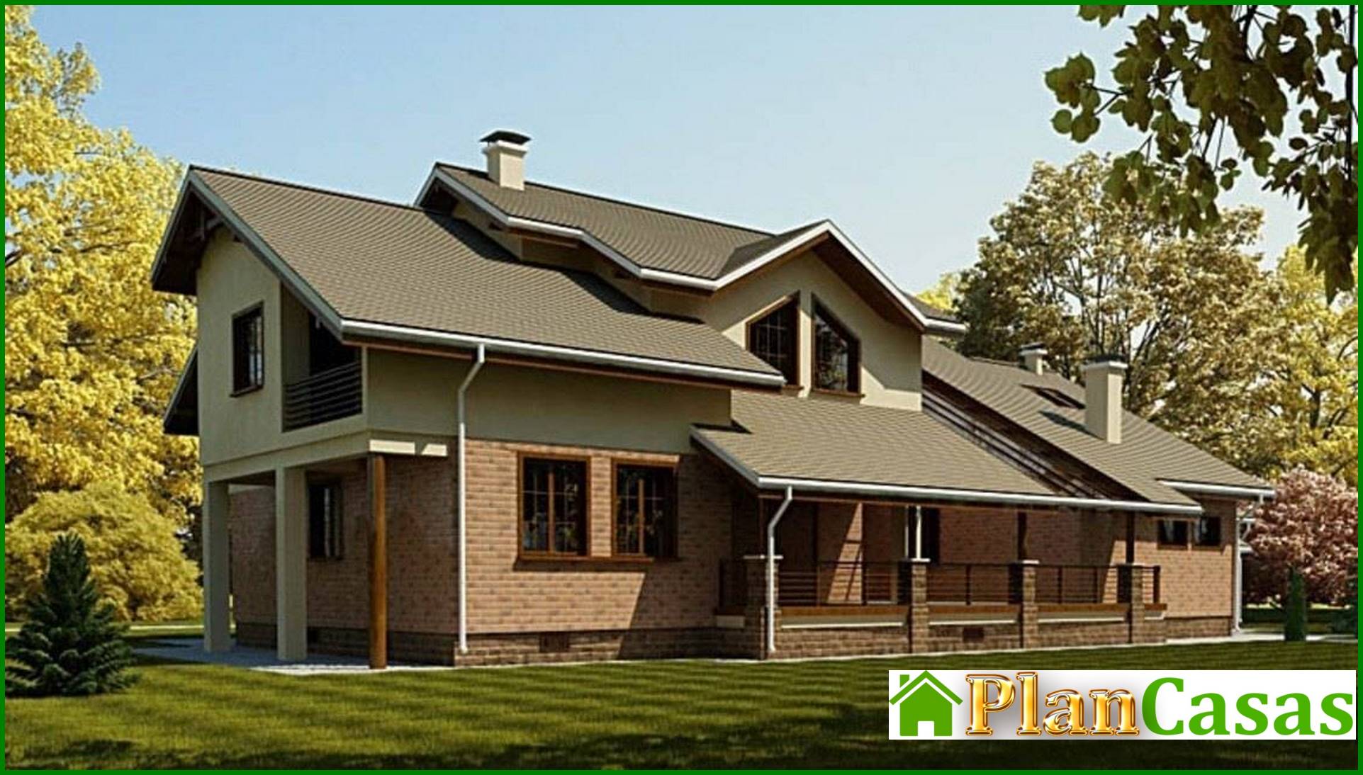 Visualization gallery - The architectural project of a huge country house