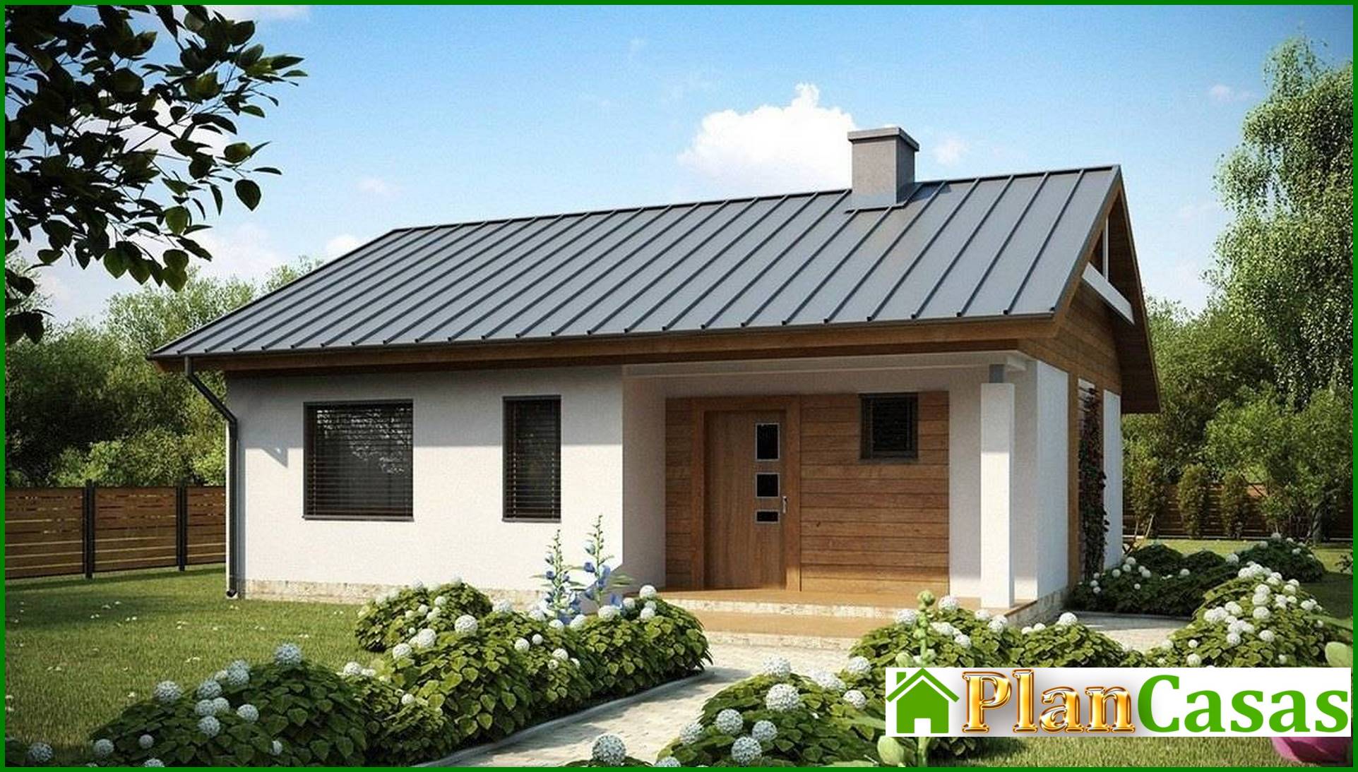 Visualization gallery - The project of a small one-story cottage