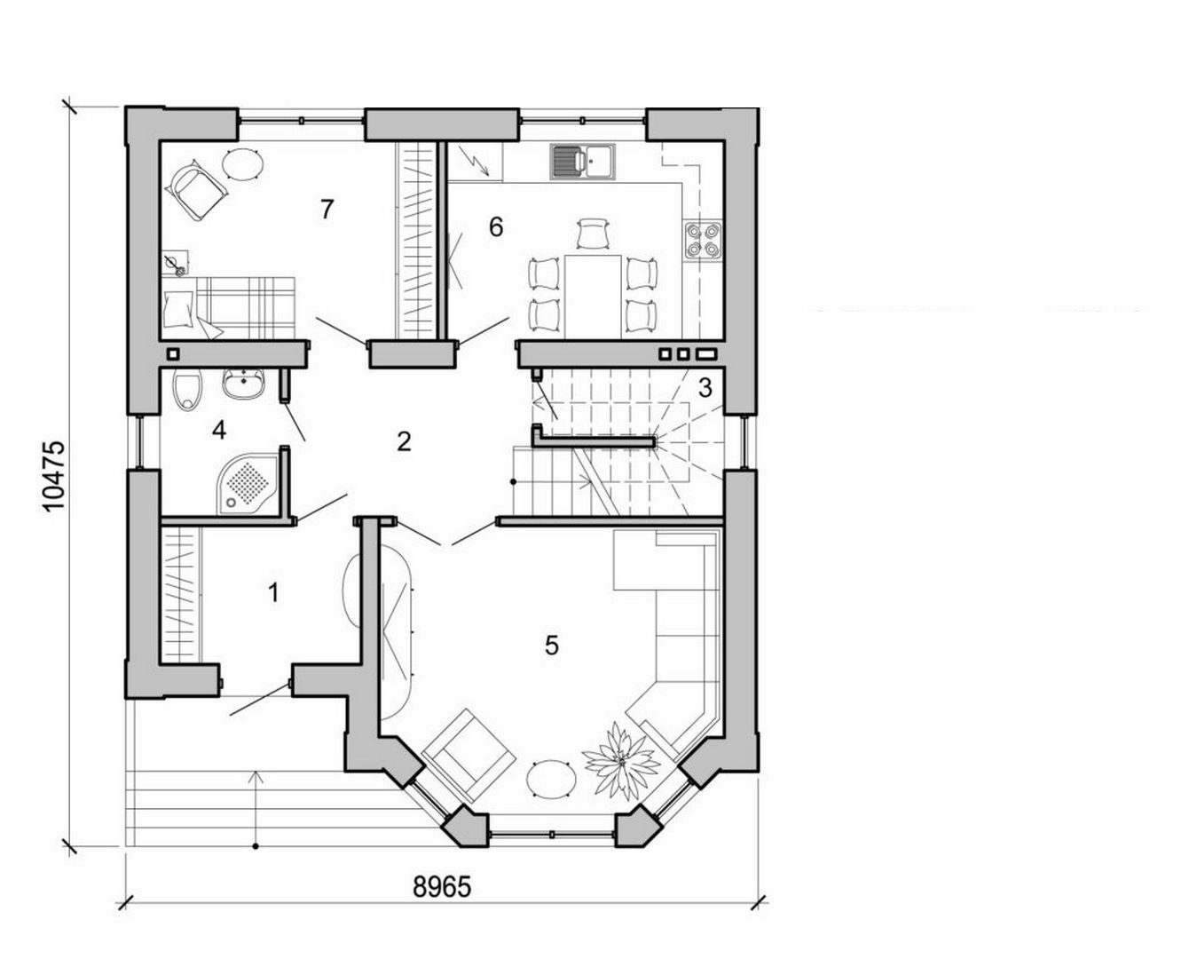 Visualization gallery - Two storey cottage