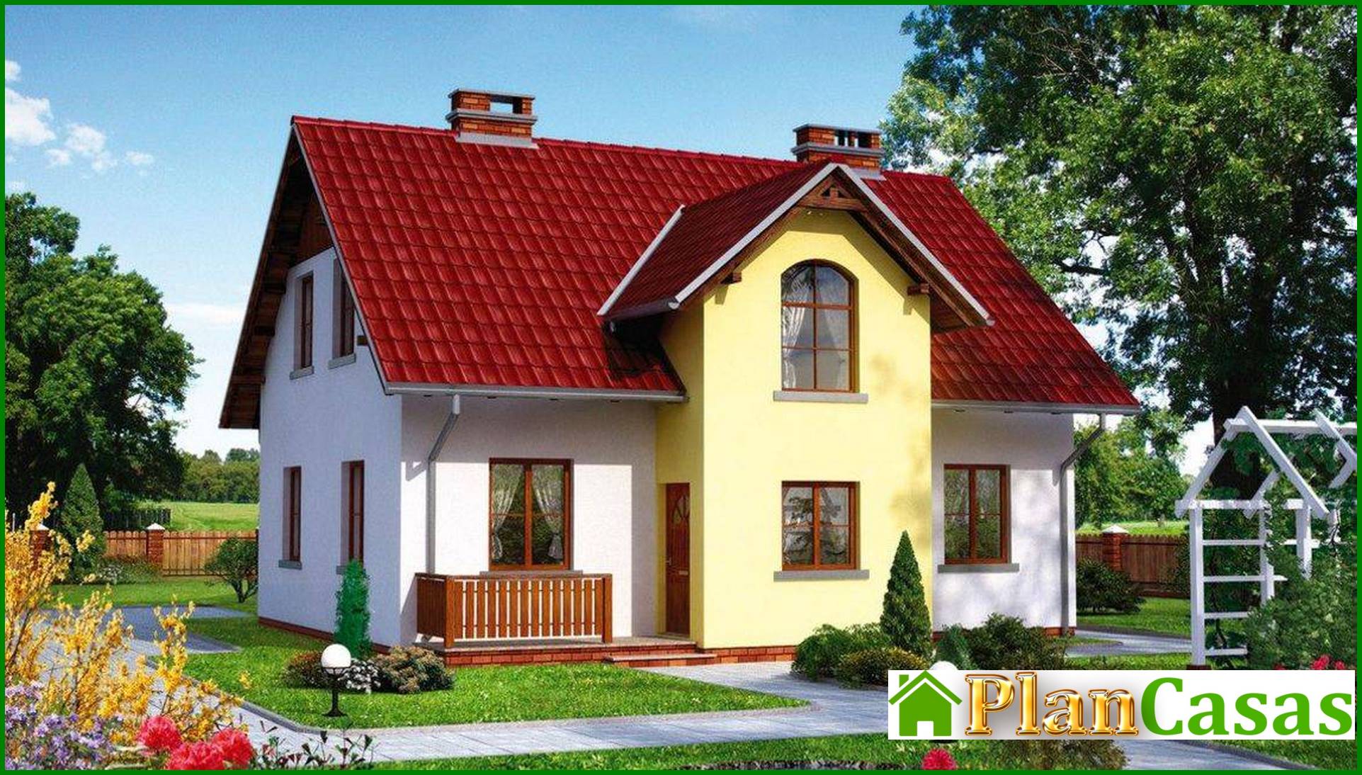 The project of a cozy house 11 x 11 house plan