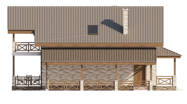 Visualization gallery - Compact house 8 * 9 of the European style