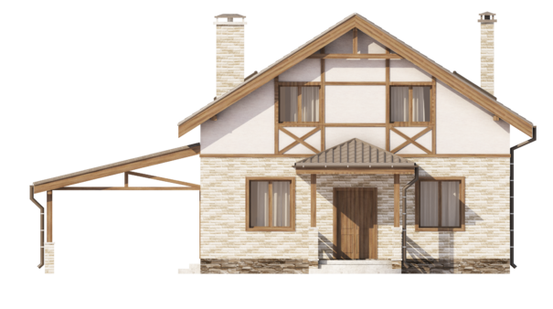 Visualization gallery - Compact house 8 * 9 of the European style