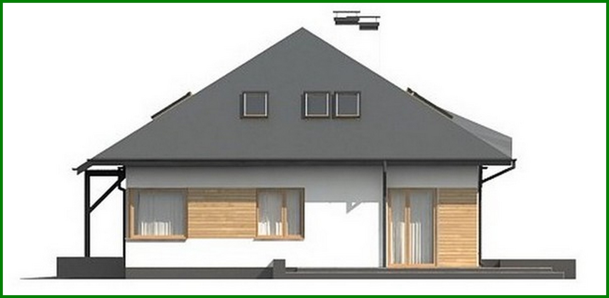 Visualization gallery - House project with attic and garage