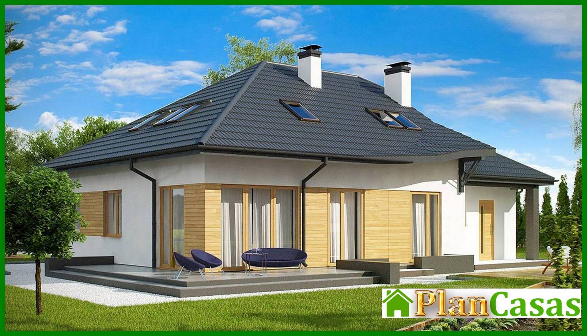 Visualization gallery - House project with attic and garage