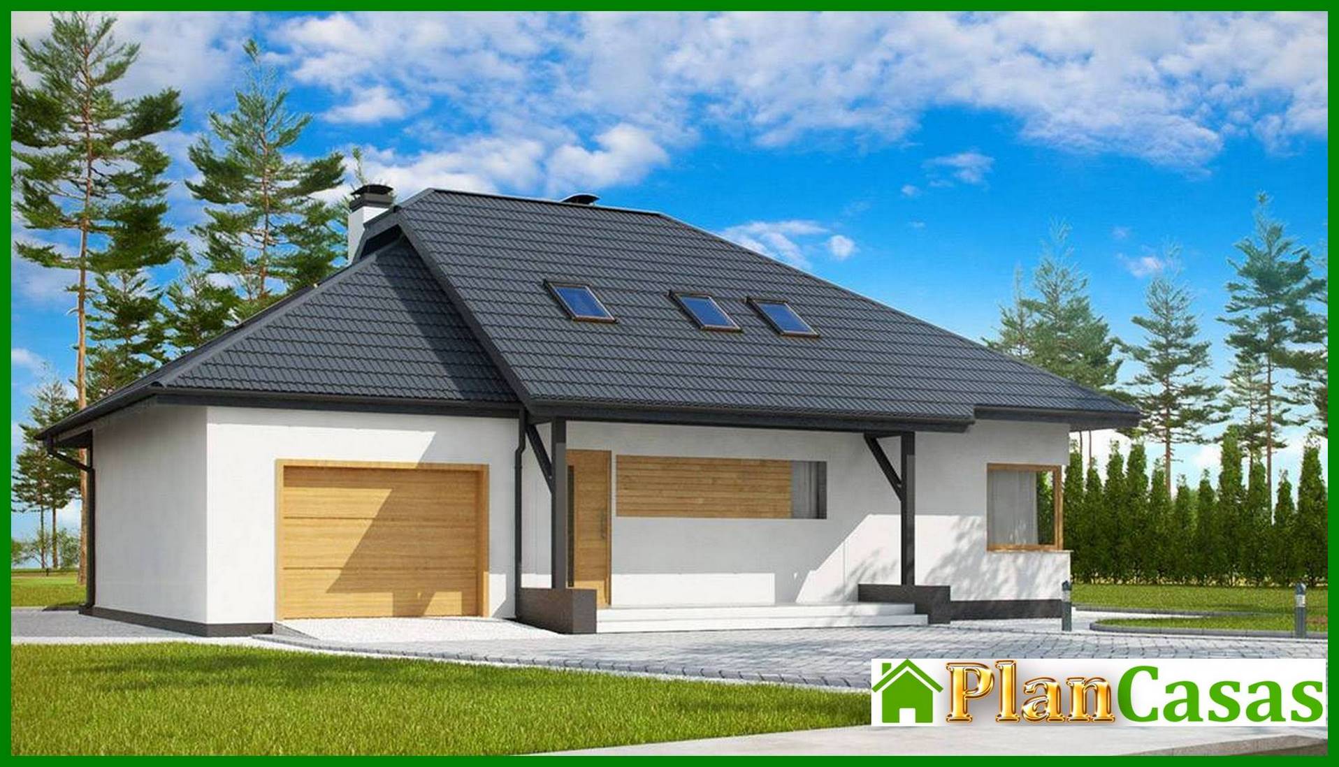 Visualization gallery - House project with attic and garage