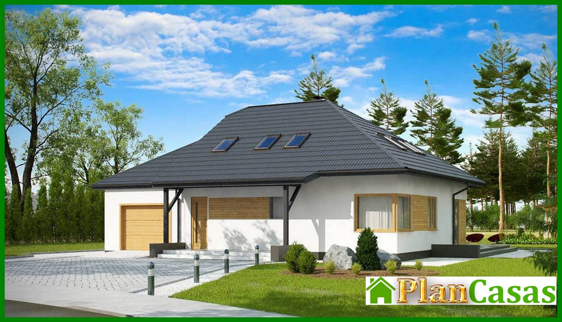 Visualization gallery - House project with attic and garage