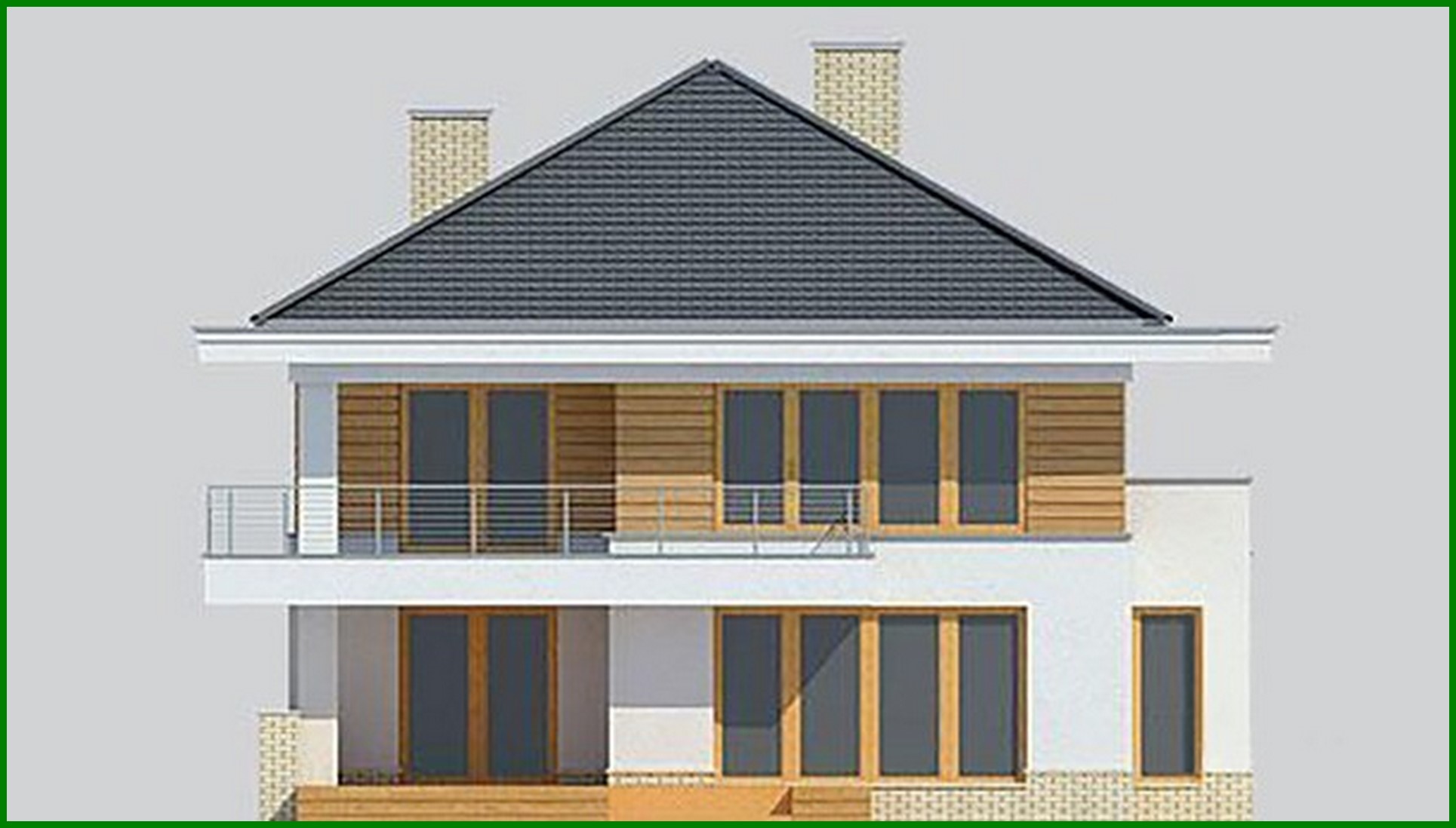 Visualization gallery - Majestic mansion in sandy shades