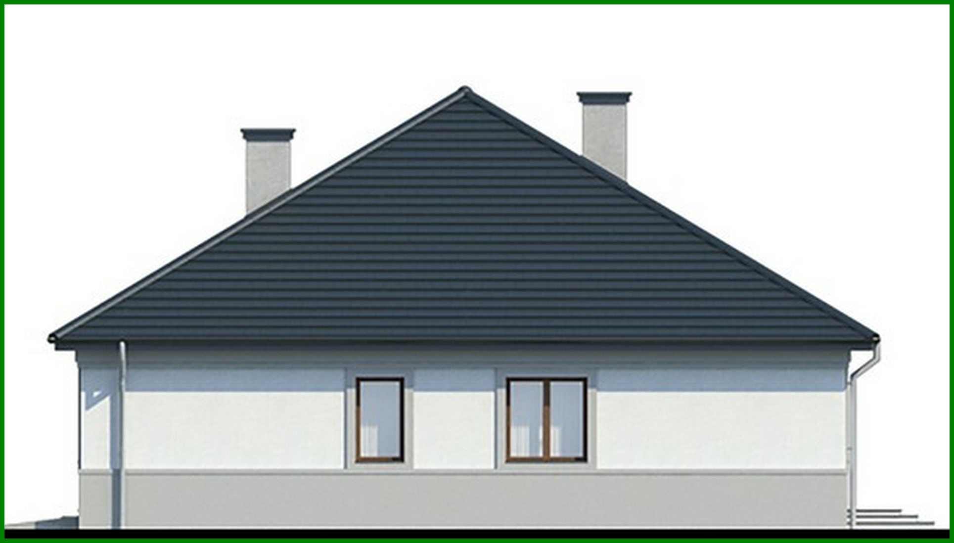 Visualization gallery - One-story house with a garage and three bedrooms