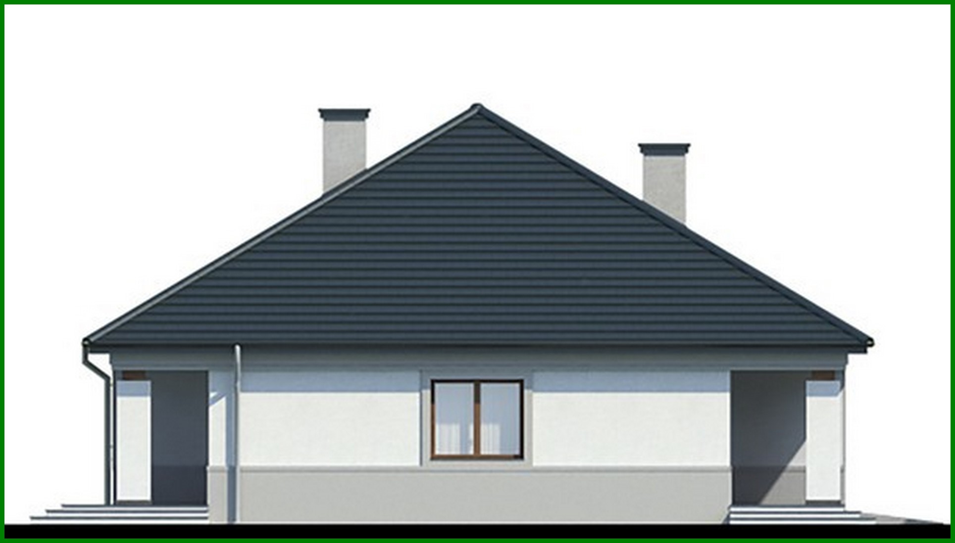 Visualization gallery - One-story house with a garage and three bedrooms