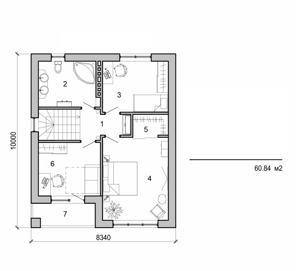 Visualization gallery - Two storey house