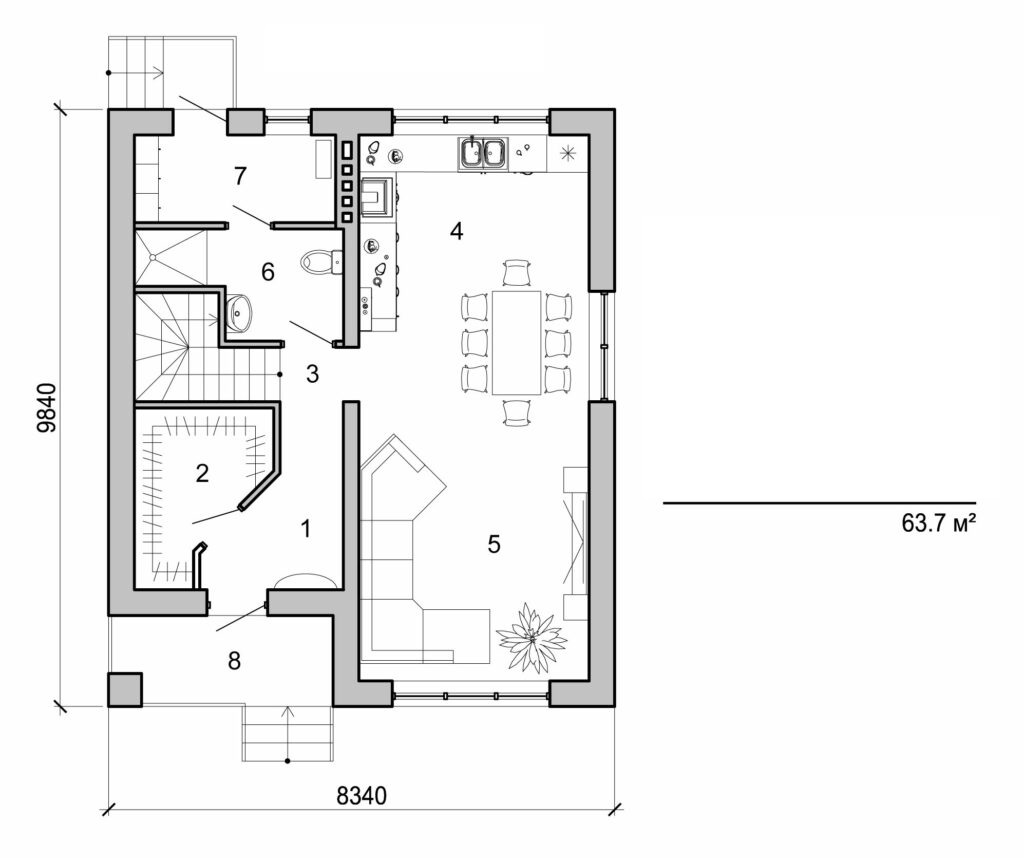 Visualization gallery - Two storey house
