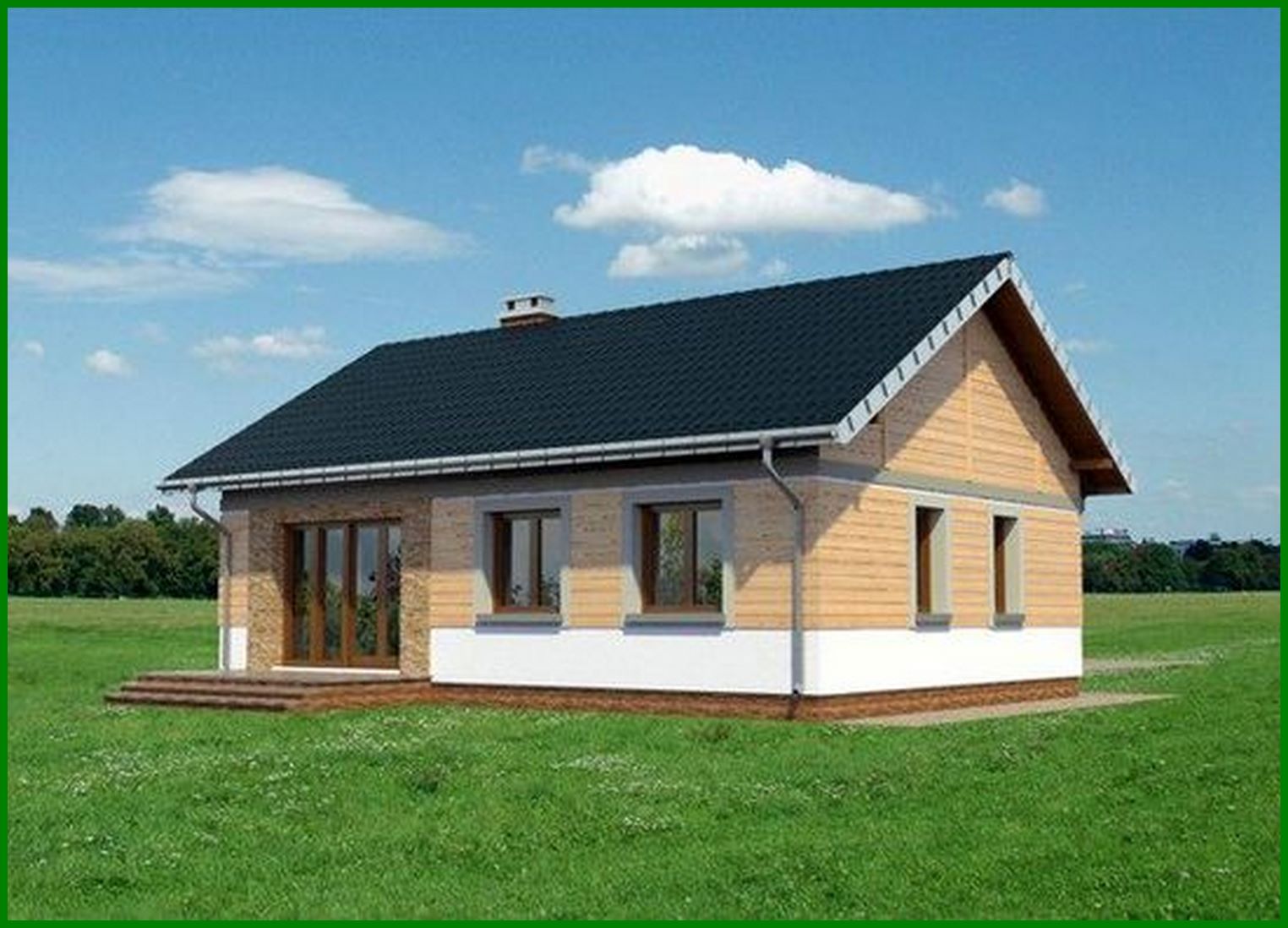 Visualization gallery - Small house with four living rooms