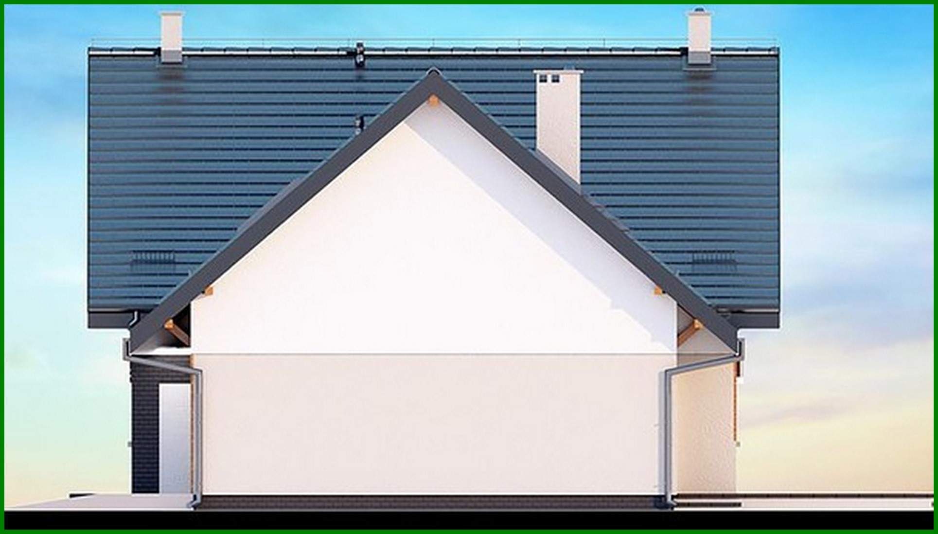 Visualization gallery - Elegant residential building with cozy balconies