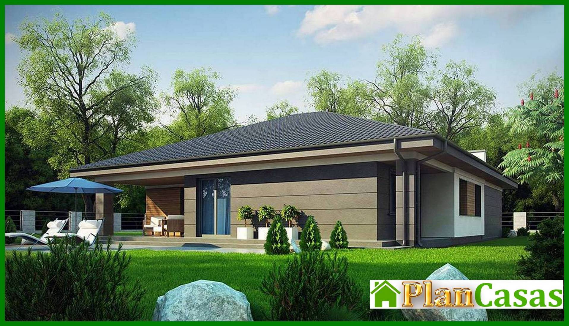 Visualization gallery - One-floor house