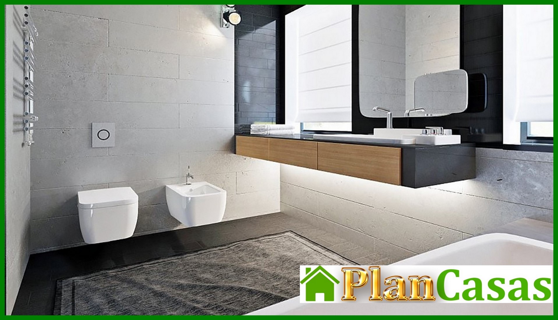 Visualization gallery - Project of a modern house with a frontal living room