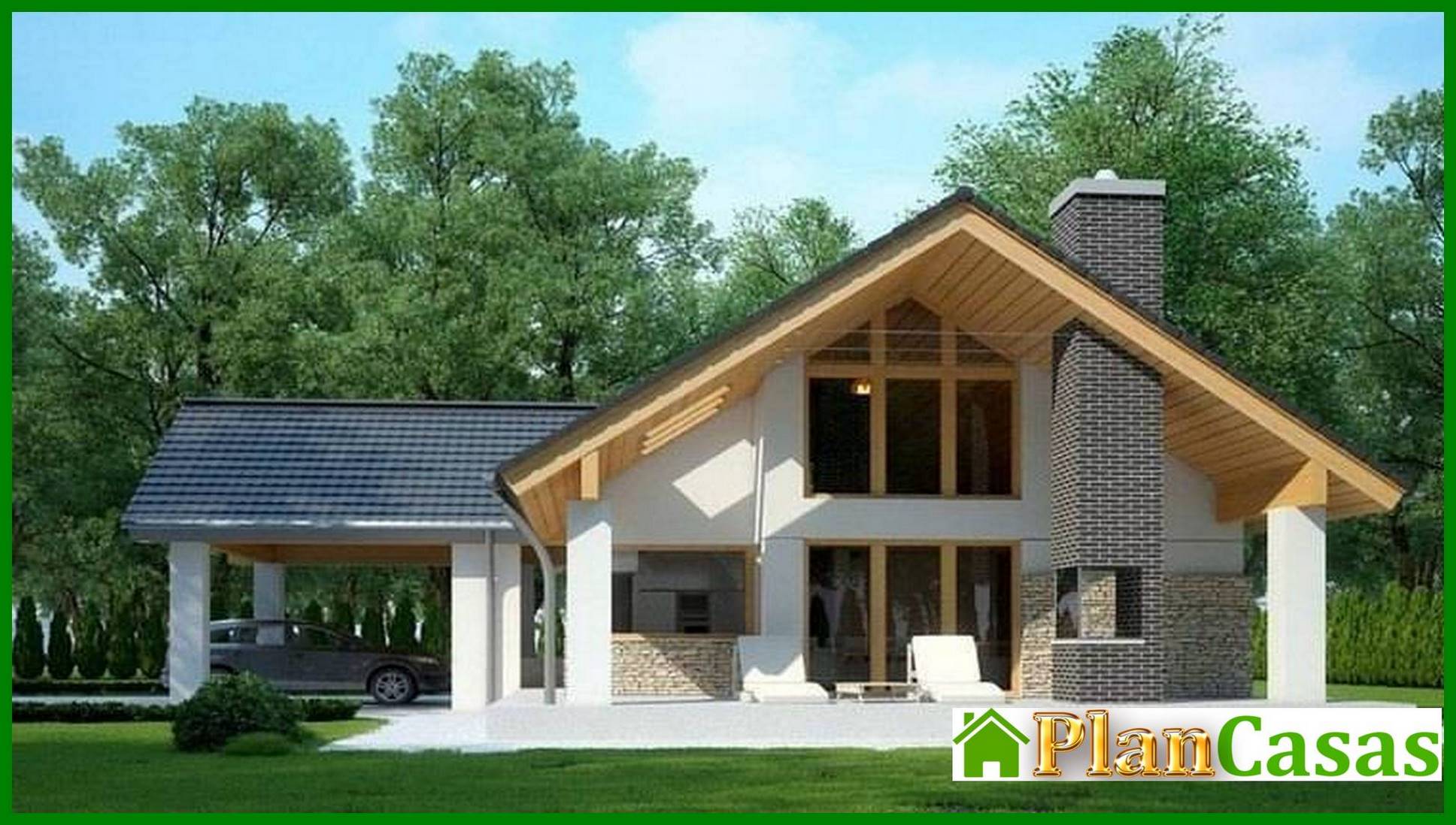 Visualization gallery - Beautiful apartment building with an unusual garage solution