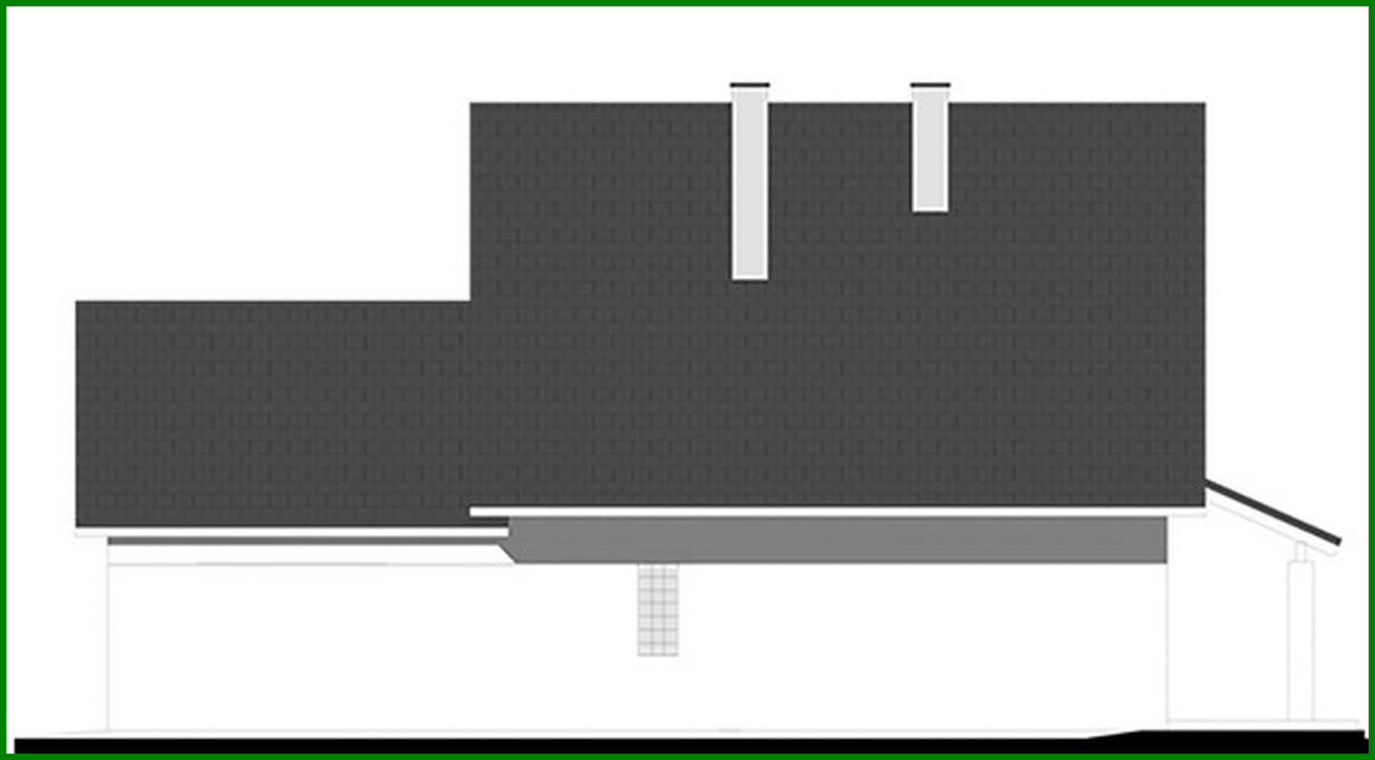 Visualization gallery - Beautiful two-story house with a garage for two cars