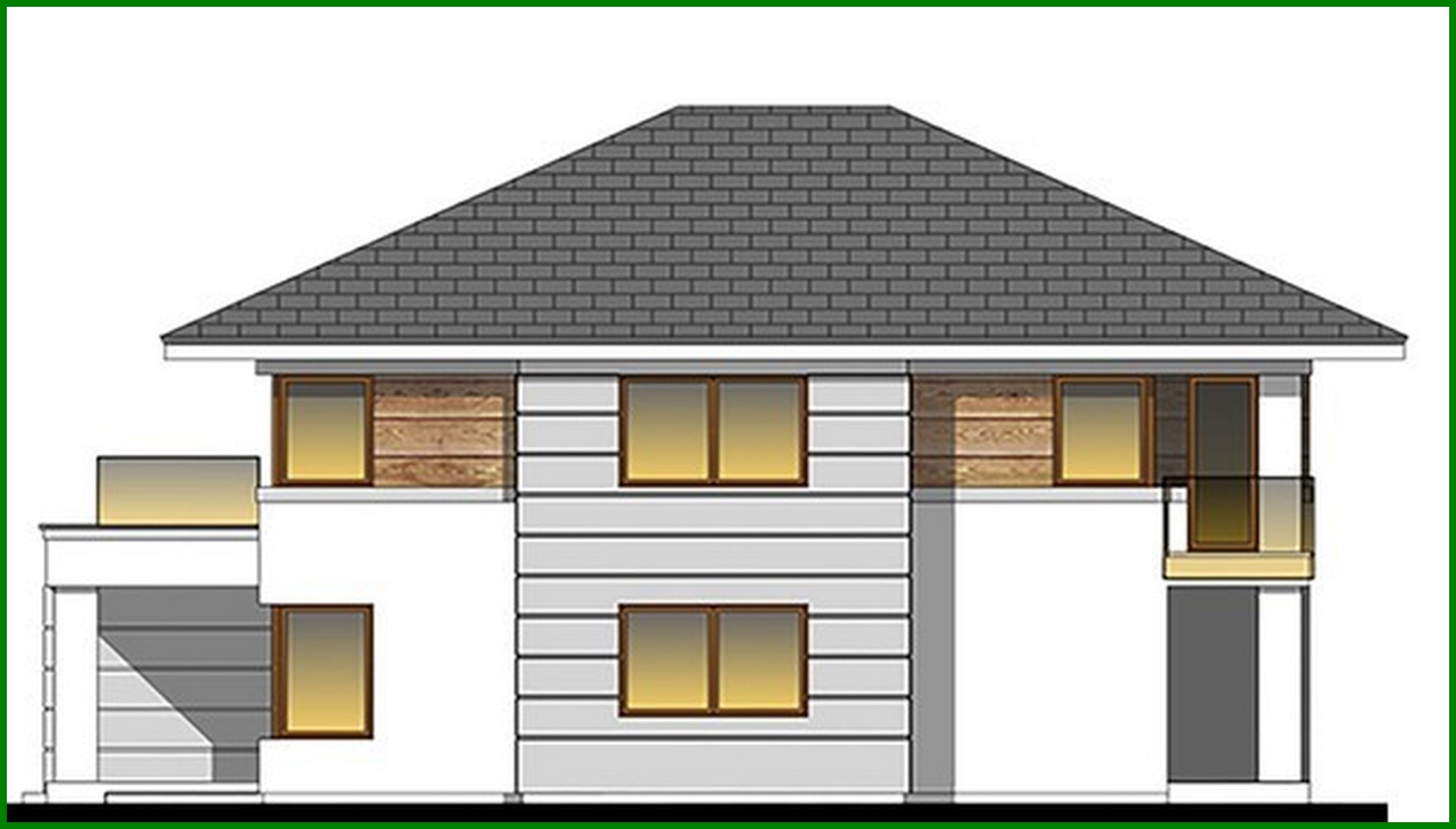 Visualization gallery - Magnificent five-bedroom mansion with a spacious terrace on the second floor