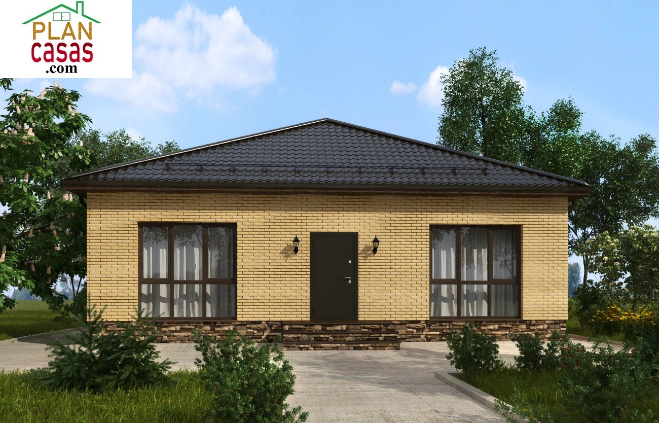 One storey house house plan