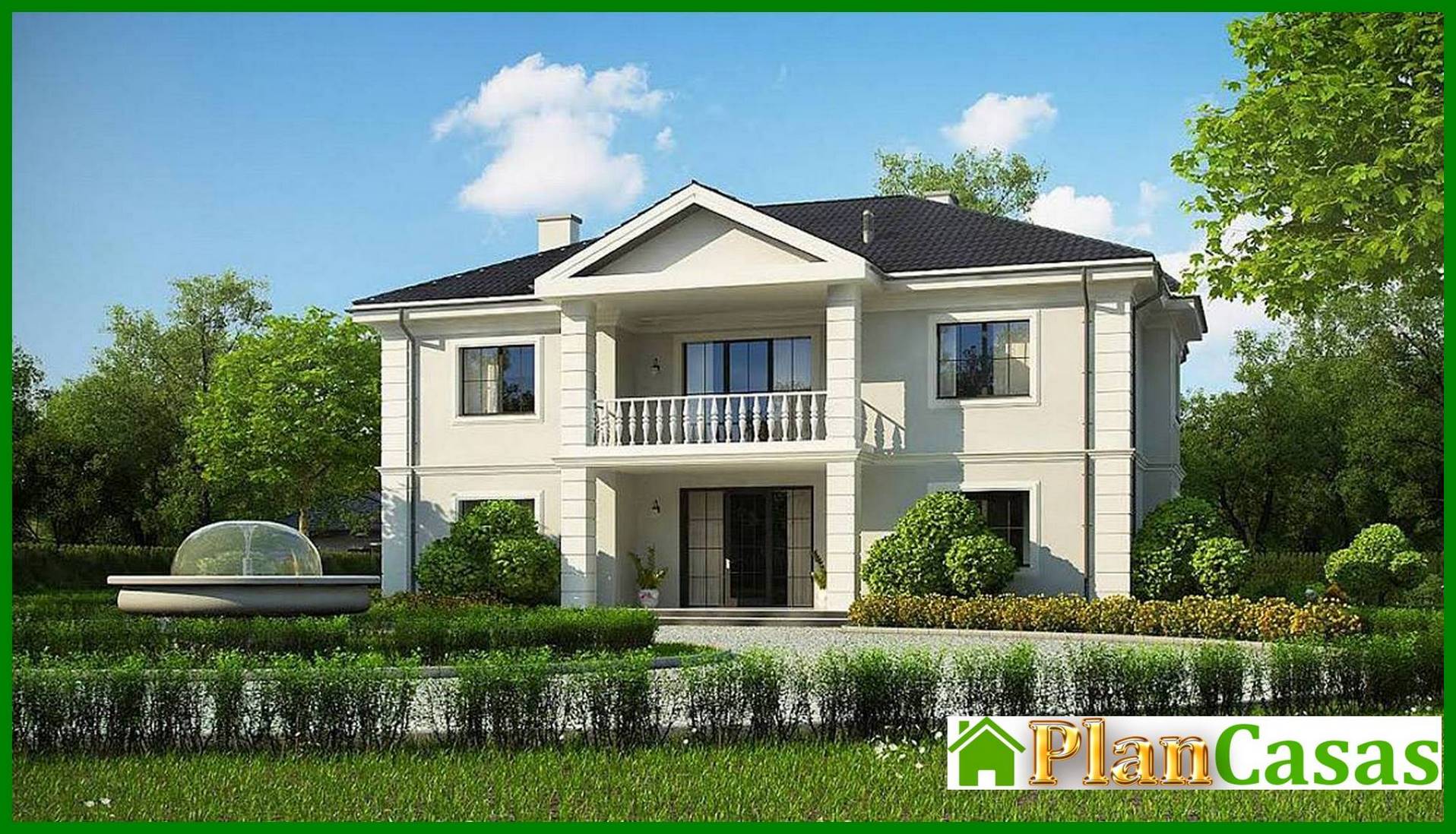 Visualization gallery - Representative two-story manor