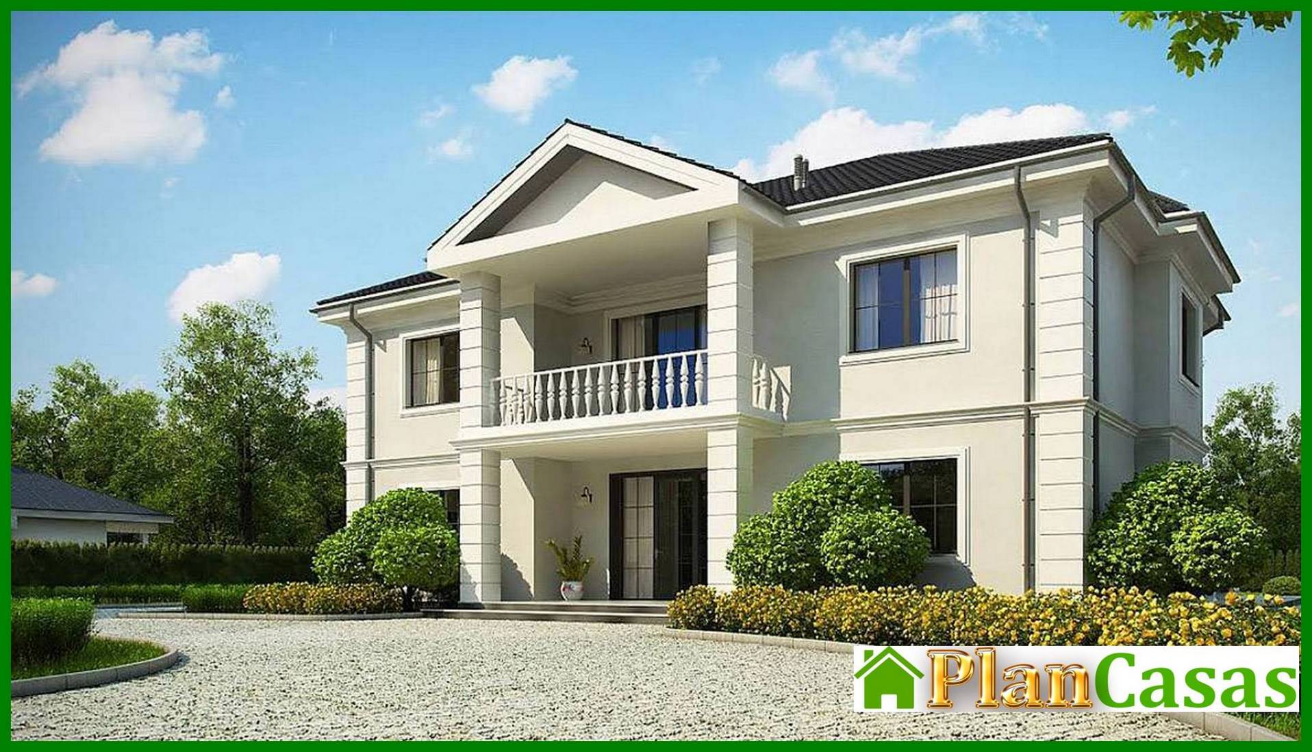 Visualization gallery - Representative two-story manor