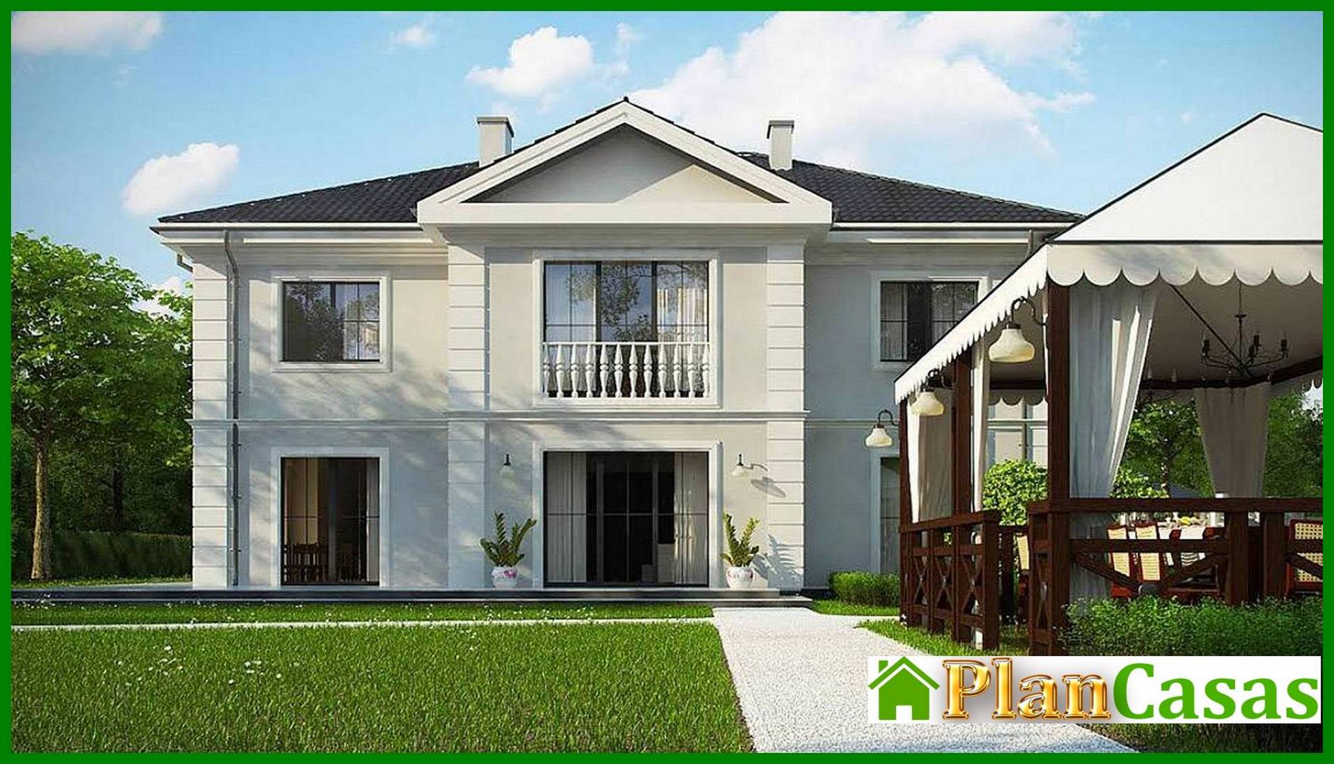 Visualization gallery - Representative two-story manor