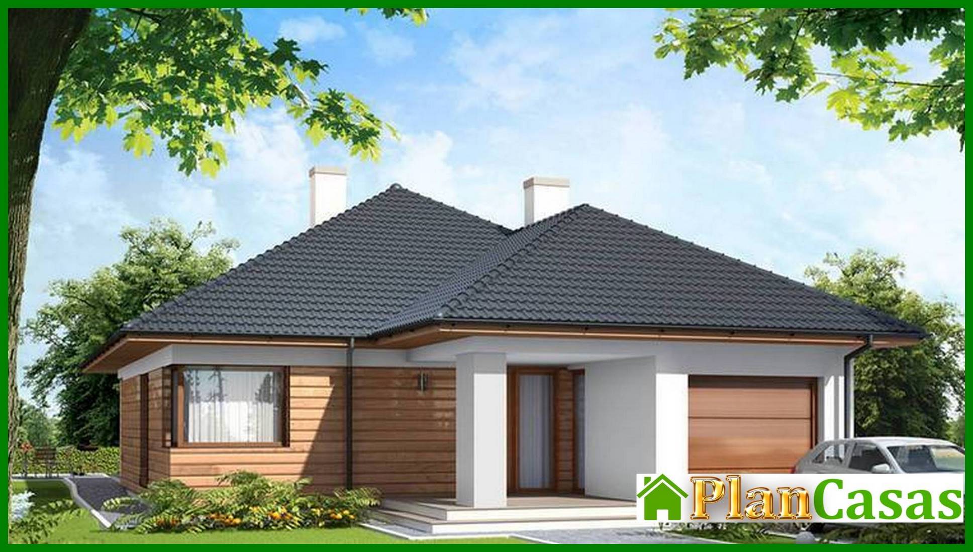 Visualization gallery - Beautiful house for a suburban residential area of 60 squares