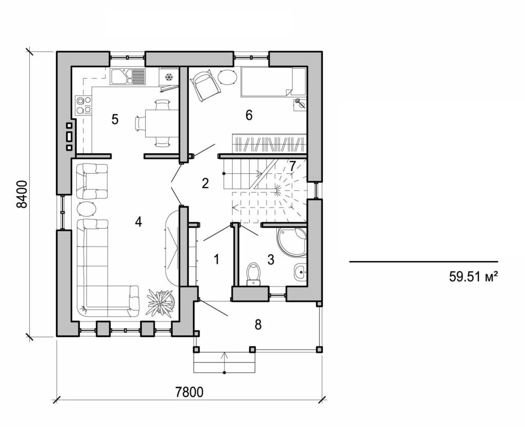 Visualization gallery - Two storey house