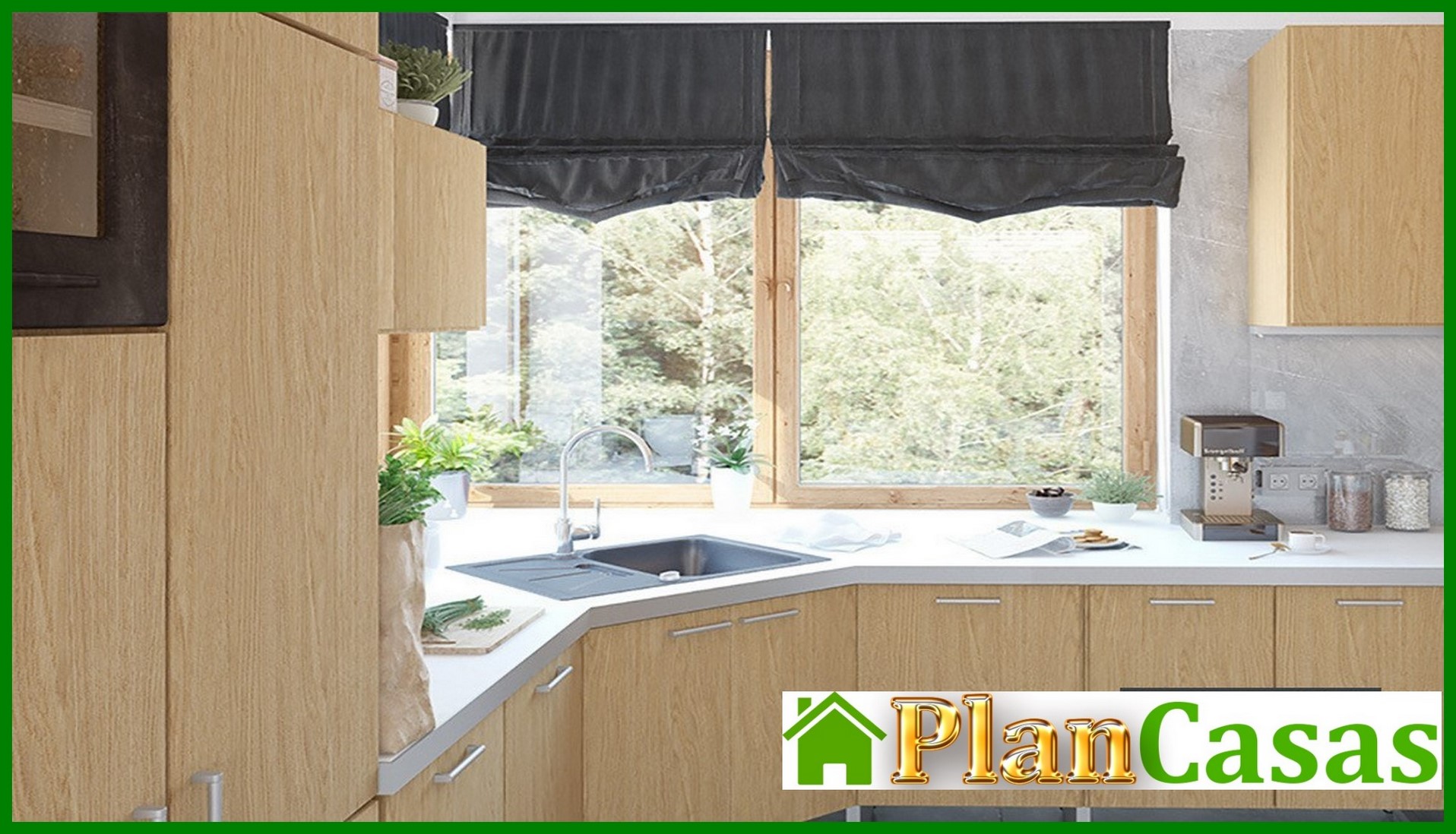 Visualization gallery - Modern house with an attic and a garage