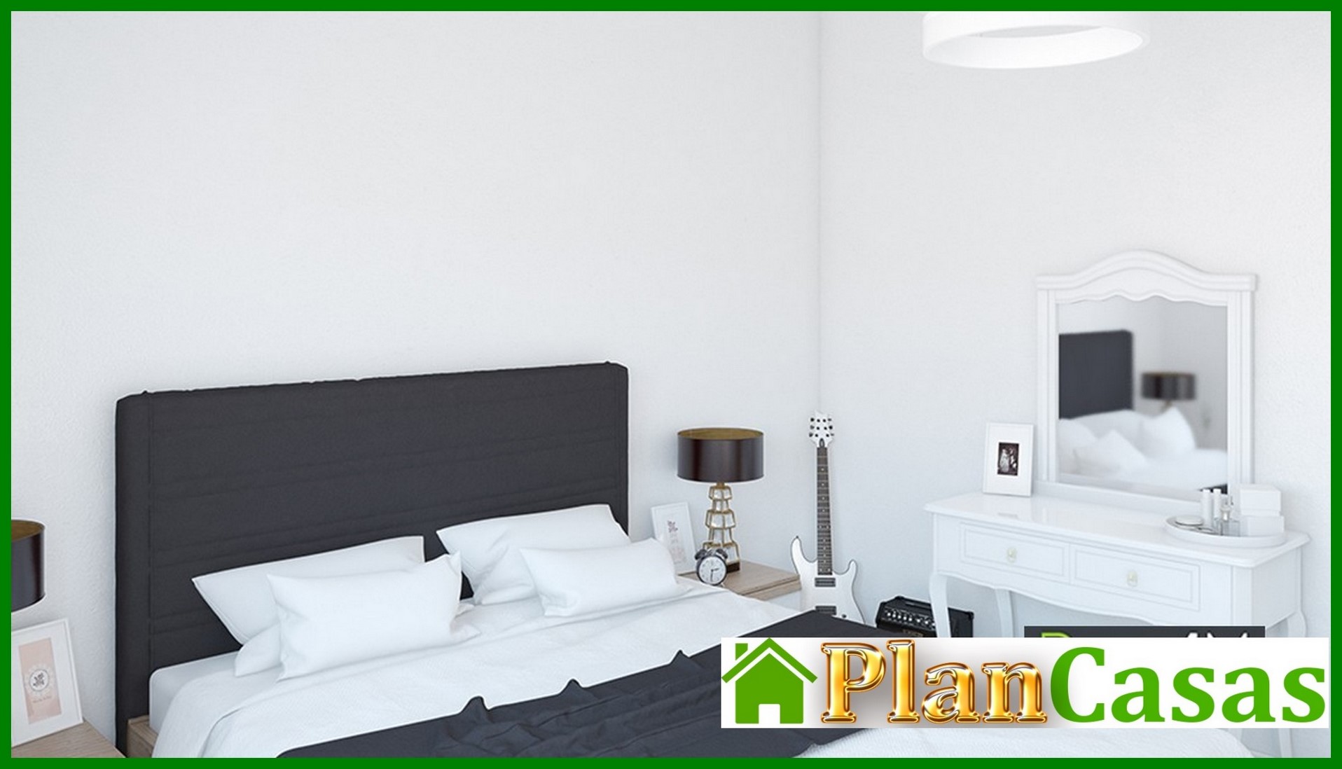 Visualization gallery - Modern house with an attic and a garage