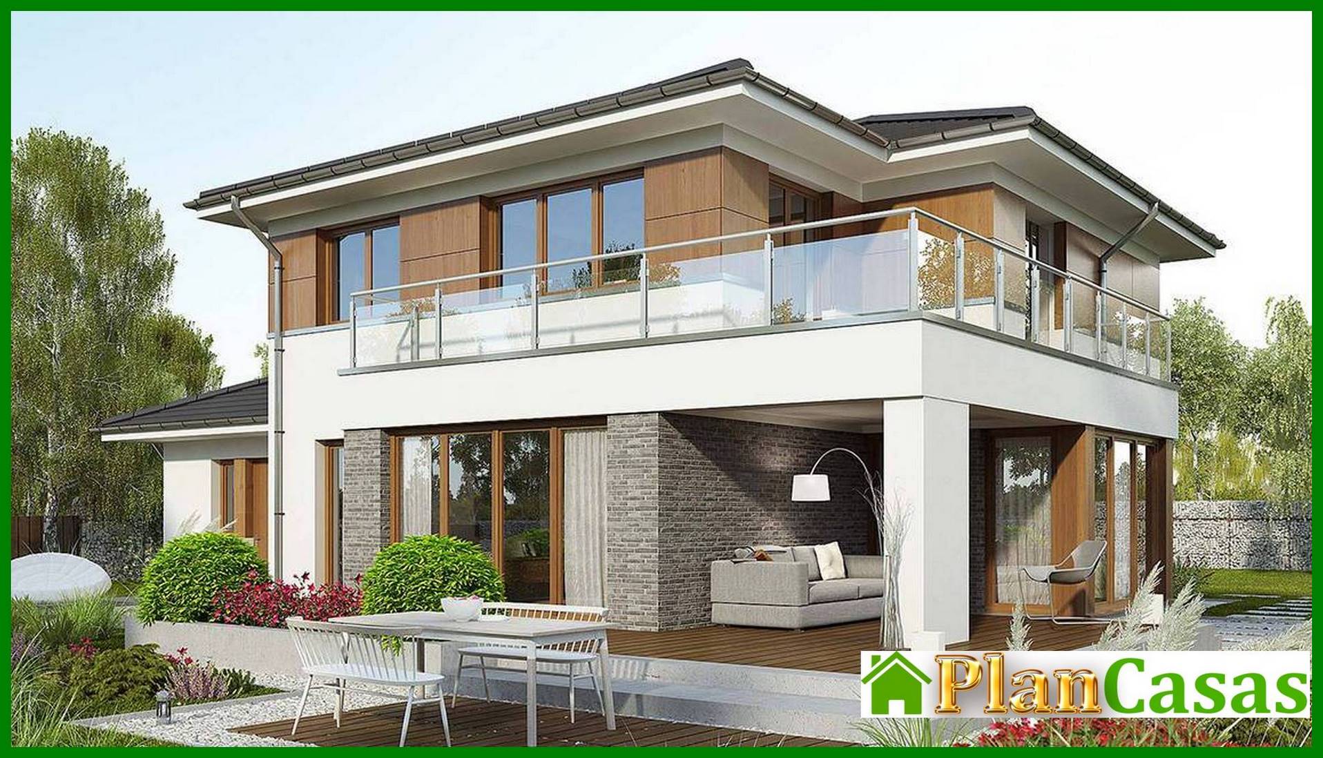 Beautiful two-story five-bedroom mansion house plan