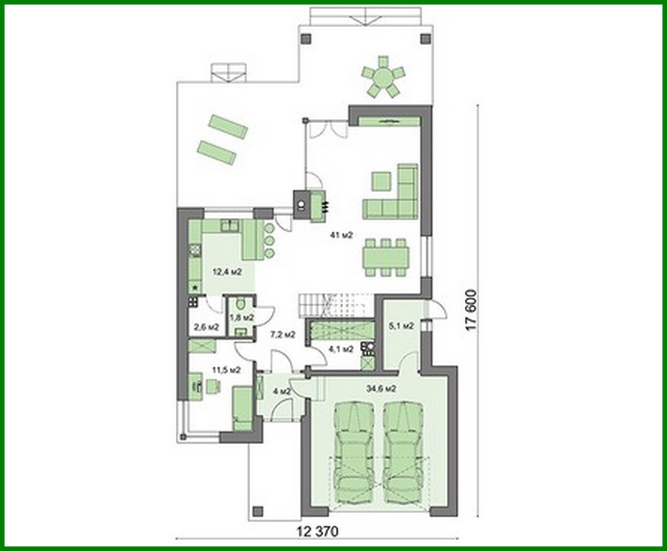 Visualization gallery - Beautiful house with a large terrace