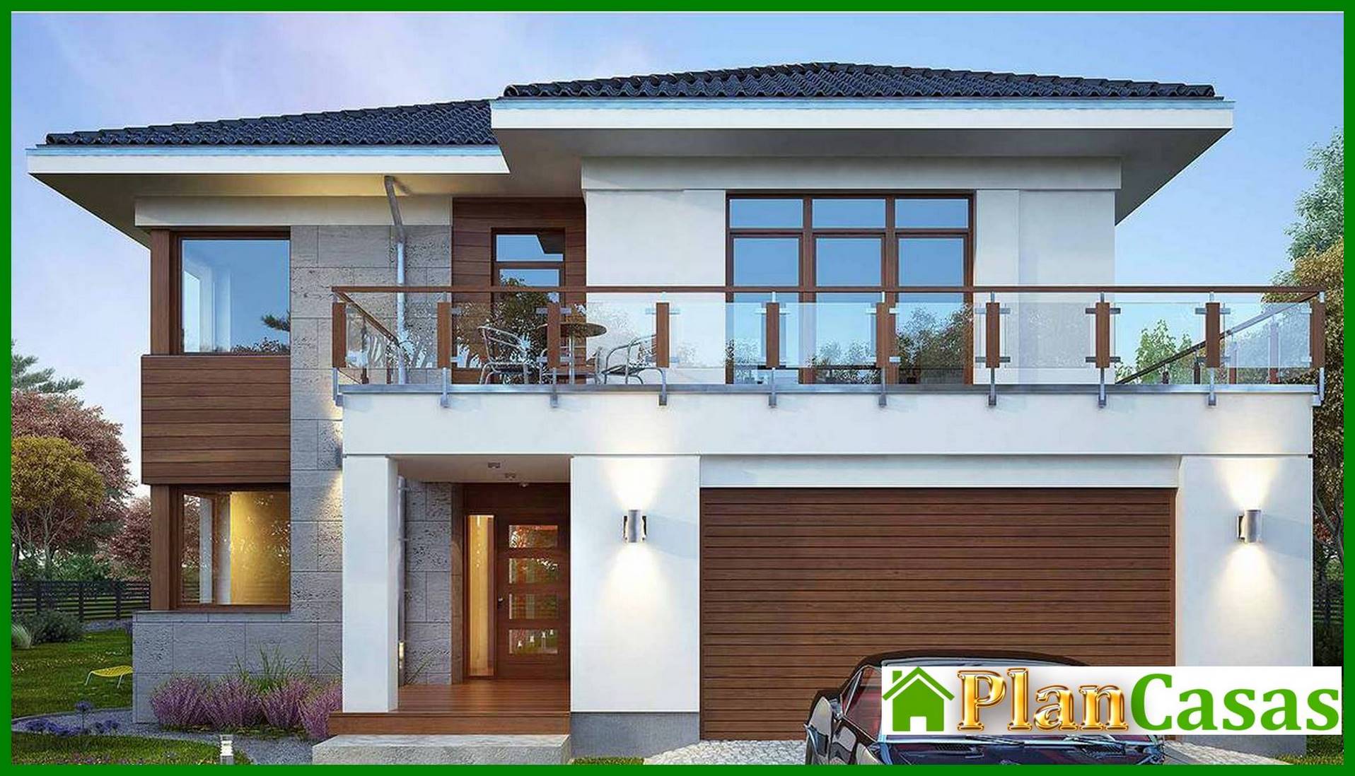 Visualization gallery - Beautiful house with a large terrace