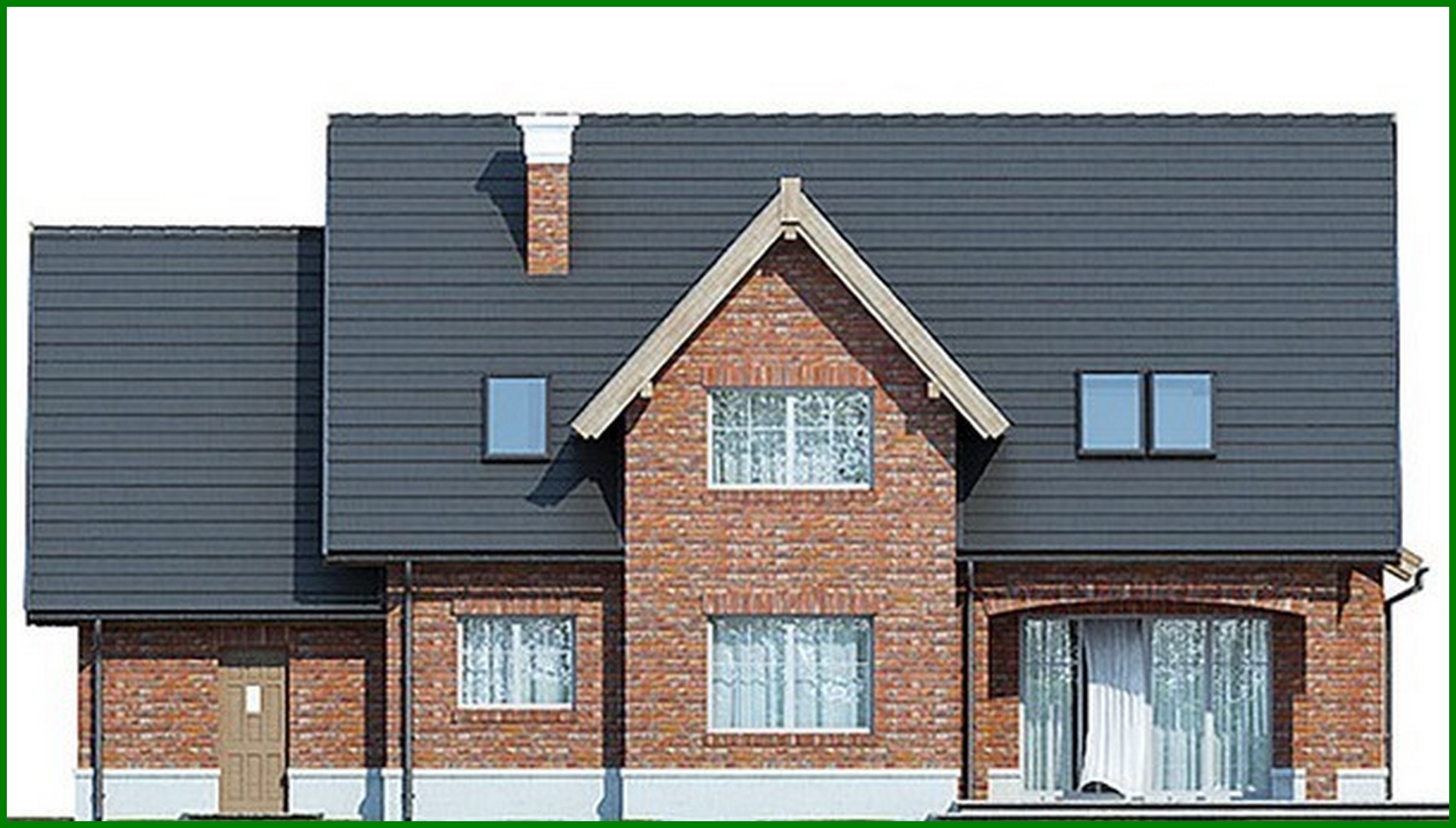 Visualization gallery - The original house with spacious personal rooms