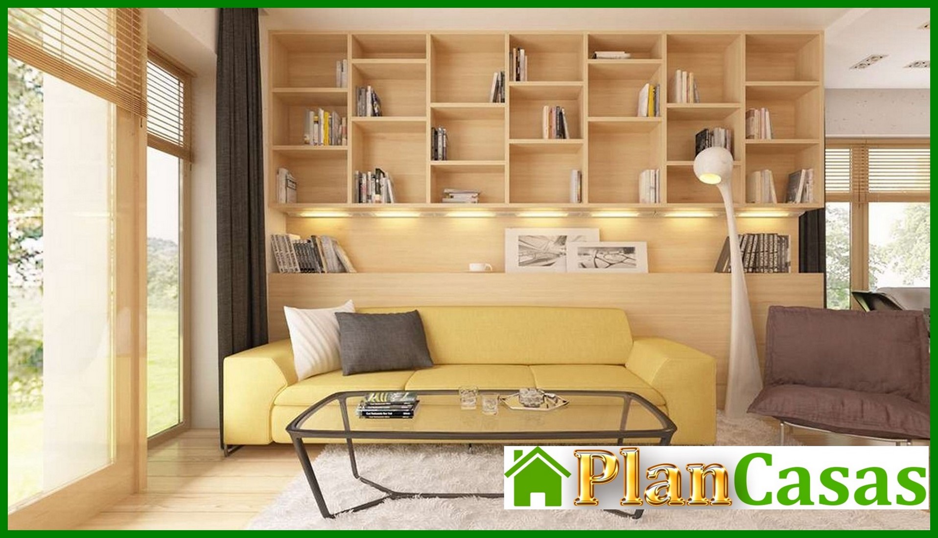 Visualization gallery - The project of a one-story cottage with a garage for two cars