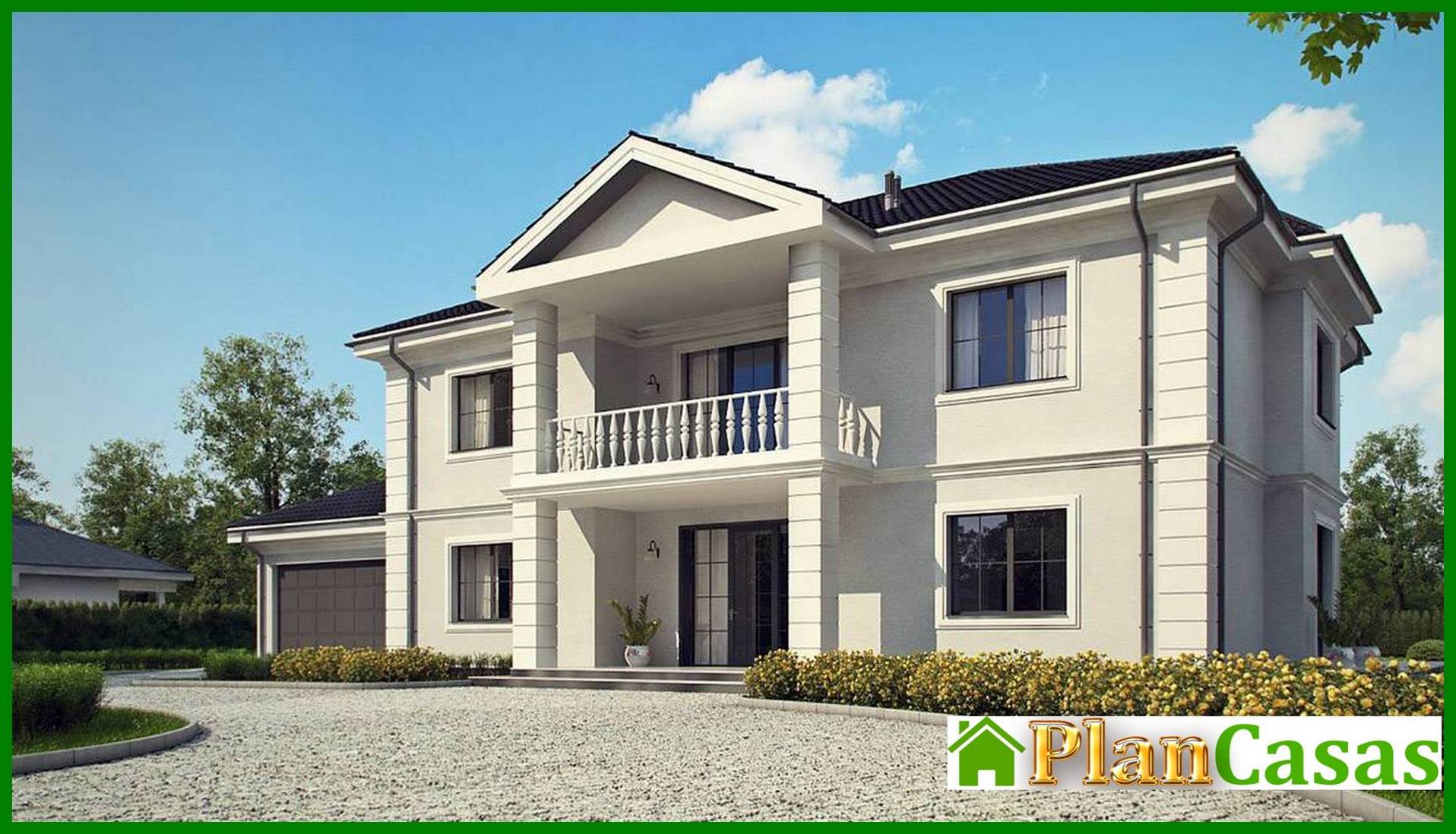 Visualization gallery - The project of the mansion in the noble style