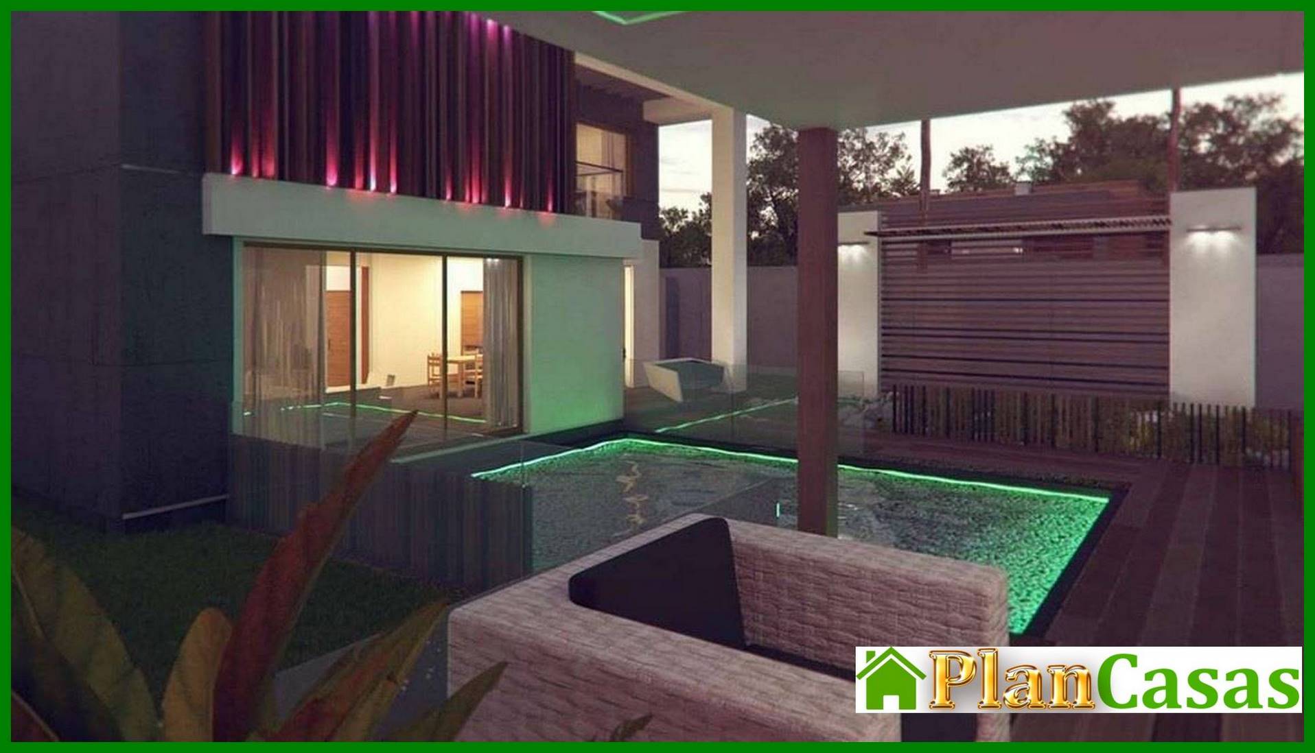 Visualization gallery - High-tech fashionable two-story house project