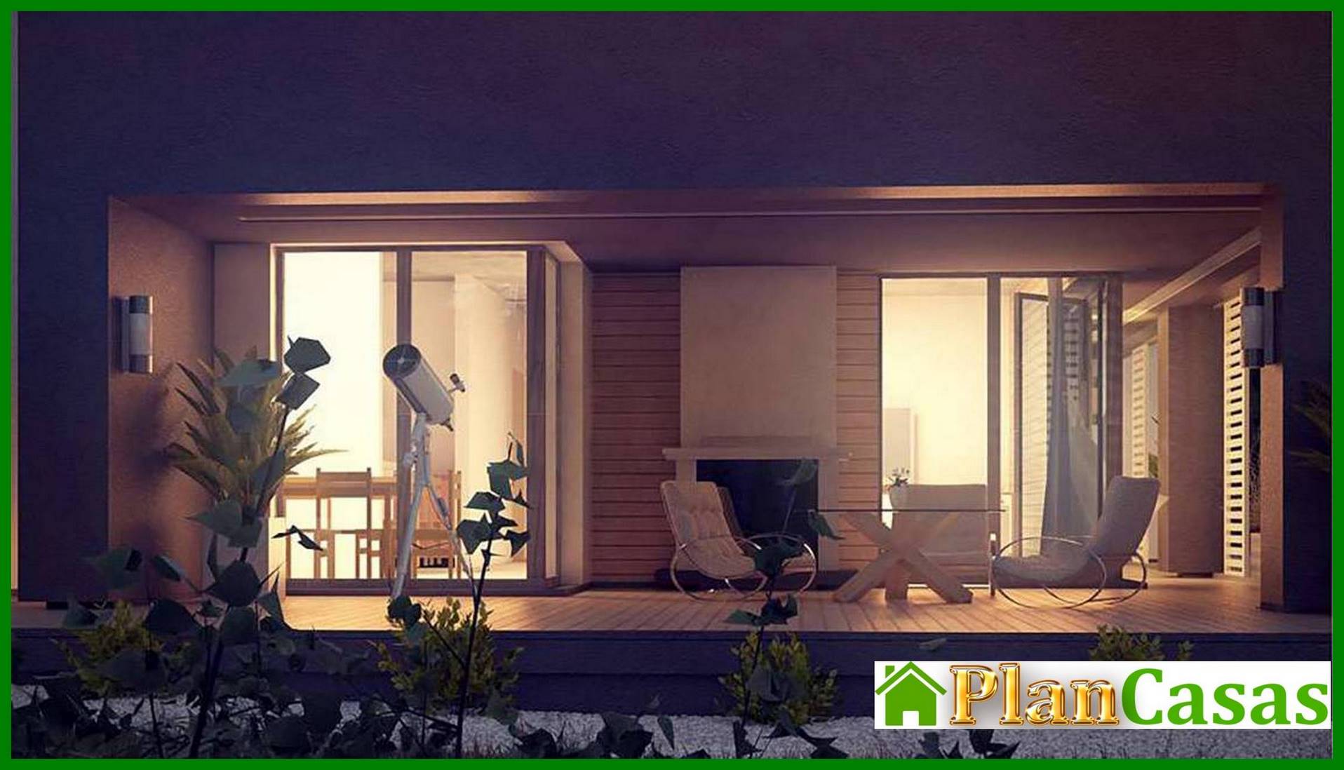 Visualization gallery - The project of a modern comfortable one-story house