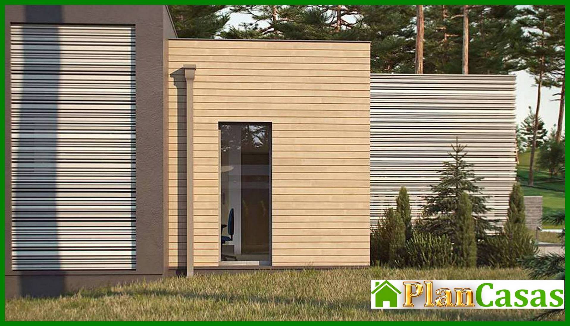 Visualization gallery - The project of a modern comfortable one-story house