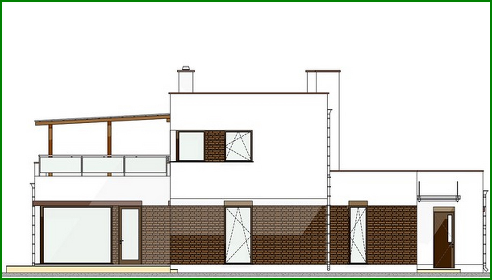 Visualization gallery - Project of a chic house with three huge bedrooms