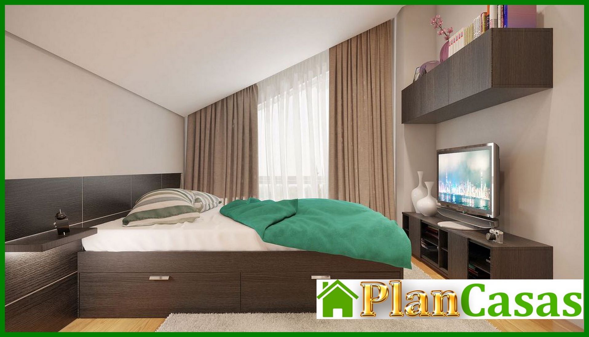 Visualization gallery - Plan of a small country house of 60m2