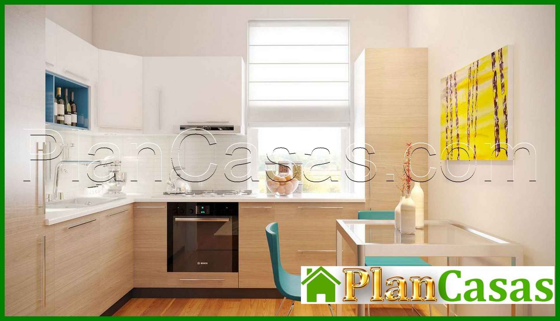 Visualization gallery - Plan of a small country house of 60m2