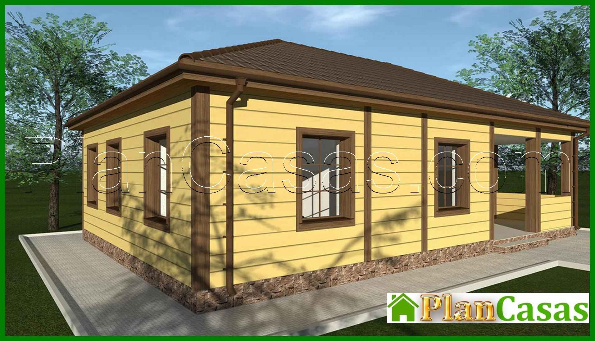 Original seasonal residential building house plan